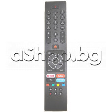 ДУ RC-43157/RM-C3602A,HY-1632 за smart LCD телевизор с  ТХТ ,Menu ,Netflix,Youtube ,Home,Prime video ,JVC LT-xxxx ,Vestel