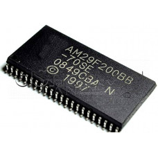 IC,2Mb(256kx8Bit,128kx16Bit)Flash,5V Only,Boot sector flash memory,-55°...+125°C,CMOS-Memory 70nS,44-MDIP/SOP,AMD-Spansion AM29F200BB-70SE