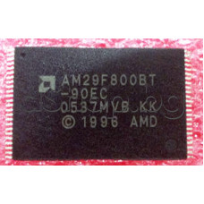 IC ,8Mb(1Mx8Bit/512Kx16 bit)CMOS Flash memory,5V Only,90nS,0...+70°C,48-TSOP,Spansion /AMD AM29F800BT-90ES ,Fujitsu