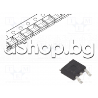 N-Channel,MOSFET,40V,100A,107W,<0.00178om(20A),10/20nS,TO-252 /DPak,Vishay SQD40020EL_GE3