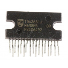 IC,Multiple voltage regulator with switch and ignition buffer Vp-14.4V,Im-3A ,17-SIL/DBS17P ,Philips TDA3681J