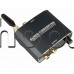 Аудио-конвертор за преобразуване от оптичен  аудио кабел Toslink/S/PFIF или Coaxial  към стандартен чинч RCA L/R ,3.5mm стерео жак и блутут приемник ,с външен адаптор