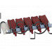 Клавишен блок 2012ES с 5-бутона-ключа 8(3)A/250VAC за управление на аспиратор 6A,250VAC,Elica и други марки