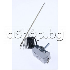 Терморегулатор NT-253 D0R/2 (40-280°C) с осезател d3x185mm за  готварска печка 2-изв.x6.35mm16A/400V,Teka ,Candy FCP602N/E