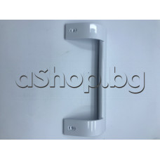 Дръжка-бяла 245x108x38mm леко извита за врата  на хладилник, Beko GR-X ,ARCP1 TK