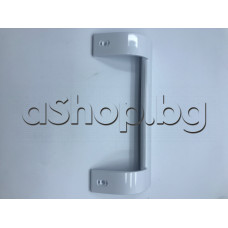 Дръжка-бяла 245x108x38mm леко извита за врата  на хладилник, Beko GR-X ,ARCP1 TK