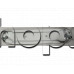 Метална планка 200437 с нитове (рамо за колела 200437) 240x50mm за радиатор, Tesy CC 3012 E 05 R