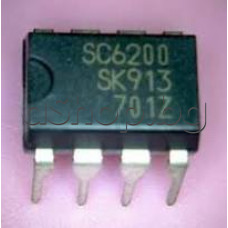 IC,Octal  LED driver ,8-DIP ,SanKen SC6200
