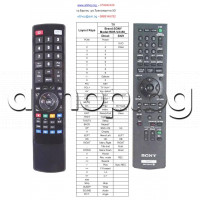 ДУ-пълен аналог на RMT-D242P за DVD рекордер, Sony RDR-VX450