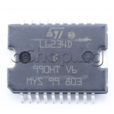 IC,DC Motor bridge driver, 3-phase ,7..42V, 4.0A/6.5mA, -40...+125°C ,20-SOIC/PowerSO20 ,code: L6234D ,STM  L6234PD