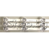 Светодиодни ленти алтернативник-т 3 бр.(6-LED)590mm за подсветка на LCD телевизор,LG 32LF57/63,32LB561V