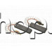 Графитни четки к-т за електродвигател 5.0x12.5x44mm с медни изводи и пружини за пералня,Bosch ,Siemens WM16E460DN/06