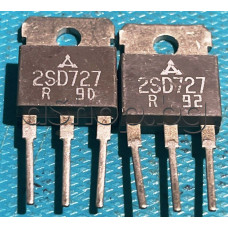 Si-N , NF/S-L, 130V, 5A, 60W, 7MHz,TO-247 ,Matsushita 2SD727