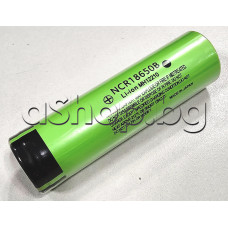 Li-ion акумулаторна батерия 3.7V/3000mA,ток xxA ,без пъпки за запояване  в пакет d18.2x65mm,Panasonic NCR18650B,MH12210