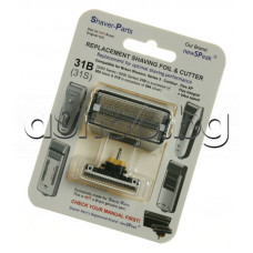 Нож-двоен глава к-т алтернативна на машинка  за бръснене,Series 3,31B/S,Braun 5010 ,series 5000/6000 ,newSPeak