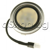 LED лампа 1.5W NC 650 VR01 за монтаж на отвор с кабел и куплунг от аспиратор,Teka CNL1 3000 INOX VR00