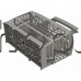 Кошница xxx mm за прибори на съдомиялна , Beko DFS-1500S,Indesit,Whirlpool ,Amica