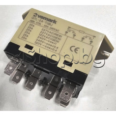 Реле електромагнитно с бобина 230VAC универсално  6-извода x 6.35mm ,25A/240VAC,2xDPST-NO, G7L-2A-TUBJ Vemark