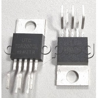 IC ,NF-E,28V,3.5A,10W(14V/2om),TO-220/5,UTC TDA2003L