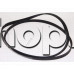 Плосък ремък V-образен 4-ребра за пералня,12x3mm,1120J4/ 4PJ1120 Hutchinson ,Daewoo DWD-F1011,AEG, Whirlpool