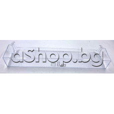 Пластмaсов рафт 430x105xH50 mm  от вратата на хладилник,Beko ,Teka K54285EB,Elektra Bregenz K54285EB