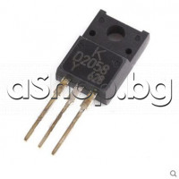 Si-N, NF/S-L,  60V, 3A, 25W, 3MHz, <0,8/2,3µs, TO-220F ,KEC 2SD2058 ,code: D2508