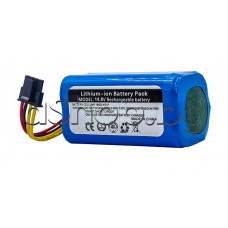 Li-ion акумулаторна батерия 18650 ,type:P1/2/3 , 14.8V/2800mAh/45.8Wh,70х37x37mm, пакет за робот прахосмукачка,Proscenic Suzuka,Cocoa Smart T780T,790T