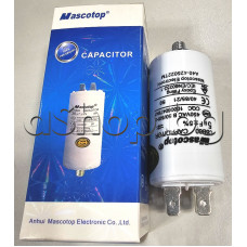 Кондензатор-работен/пусков  5uF 450VAC ,50/60Hz,±5%,d34x65/90mm,с болт,+85°C, тип-MKP/CBB60 ,Mascotop