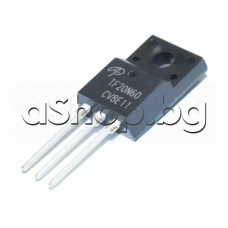 MOS-N-FET,600V, 20/12A, 50W,<0.15om(10A),TO-220F, AOTF20N60 ,code: TF20N60 Alpha & Omega Semi.