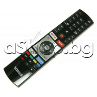 ДУ за телевизор R/C 4318P с меню Netflix,Youtube,Prime video,Faforit,Home и ТХТ за  LCD-smart телевизор,Telefunken ,NEO ,Hitachi,Crown,Finlux ,Vestel HY-1638