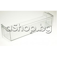 Пластмaсов рафт 485x122xH100 mm за бутилки от вратата на хладилник,Sharp J-NBA21DMDWE-EU ,Vestel ,Crown ,Finlux