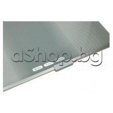 Стъкло 500x500 mm профилно над купата за плодове от хладилник , LG GBB71PZUGN/GW-B459NLUD.APZQEUR