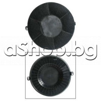 Карбонов филтър - алтернативен FKS572 -EuroFilter,Type 48 ,d235xH30mm за аспиратор ,Beko HNS61210XH,Grundig ,Candy ,Ariston ,Indesit
