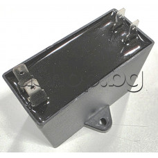 12.0uF/450VAC,±5%,+85°C,тип CBB61,закр.с ухо,изводи 4x4.68мм,Polypropylene Film Capacitor,58x26xH44mm ,SajFu 50/60Hz,40/85/21 SH