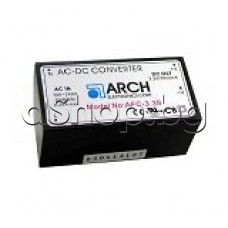 AC-DC Power Module - Converter AFC-24S In :100-240VAC ,50/60Hz,0.25A ,Output: 24V DC / 0.417A/10W ,Astodyne