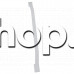 Дръжка-бяла за врата на фурна от готварска печка,Indesit I6VMC6AWGR,Whirlpool ,Ariston