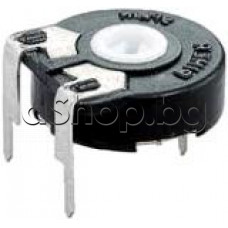 Тример-потенциометър-25.0kom,±20%,d15mm- хоризонтален ,карбонов,0.25W/250V,с отвор профилен за настройка,Piher PT15LV02253A2020S