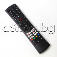 ДУ R/C 43160 за Smart телевизор с меню + TXT, Netflix ,Youtube ,Toshiba ,Finlux,Crown ,Vestel, Hitachi ,JVC ,Telefunken