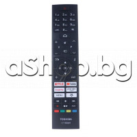 ДУ R/C 45157 за Smart телевизор с меню + TXT, Netflix ,Youtube ,Prime video,Google Play ,Toshiba ,Finlux,Crown ,Vestel, Hitachi ,JVC ,Telefunken