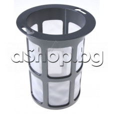 Филтър-кошница за HEPA-филтър- d109/73xH127mm на прахосмукачка,Bosch BBS81PET/03/04 Proanimal,BBS8214PET Unlimited 8