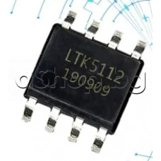 IC ,Vcc-6-15V,up to 32W,4 oHm,class F audio amplifier ,8-SOP , LTK5112