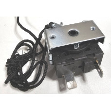 Ключ XK2, 15A/250VAC, pin 2x 6.5mm със въженце за кварцова печка,Tesy IRH20RCWG
