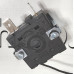 Ключ XK2, 15A/250VAC, pin 2x 6.5mm със въженце за кварцова печка,Tesy IRH20RCWG