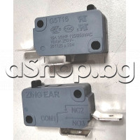 Микроключ Zing Ear G5T16, 16(4)А/250VAC,НО/NO,AMP=2-извода x 6.35мм за бойлер,МВП и др.малки елуреди,Tesy ,Юнга