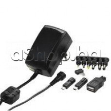 Зарядно у-во-адаптор+ универсално USB-B за цифров фотоапарат 100-240VAC/50-60Hz,27W ,2.25A,Sony DSC-P/S/T/W-series,Vivanco 35986