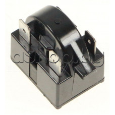 Универсaлно пусково реле M548224 за хладилник 15om, 10А/230VAC,3-изв. x6.35mm+2 pin M+S,EP071черно,Elite EMB-51P,Midea ,Eurolux,Crown