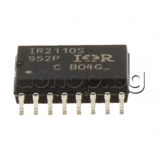 IC,High and low side driver(MOSFET&IGBT),+500V,200-420mA,1.6W,14-SOP ,Infineon IR2110S