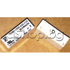 Реле електромагнитно DC 12V,652om,220mW,10A250VAC,SPST(NO), 1-КГ/НО,1 Form A (SPST-NO) ,30x10xH15mm,4-извода ,TE Connectivity V23061-C2005-A302