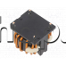 Дросел тороидален 1.2mH, 2.45 ohm,1kV/22A, с 2-извода в/у пластмасова стойка ,Kemet SCF25XV-220-1R9A007JH