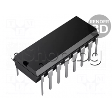 CMOS-IC ,Quad 2 to 1 Common Addressable Data Sele./Multiplexer,16-DIP ,Micro Electronics MMC4019E